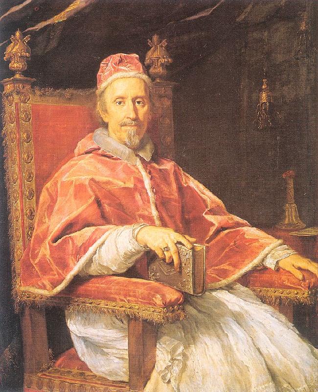 Maratta, Carlo Portrait of Pope Clement IX oil painting image